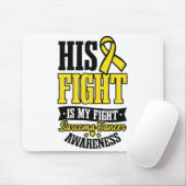 Tapis De Souris Sarcoma Cancer Chemise Sa Lutte Mon Combat (Avec souris)