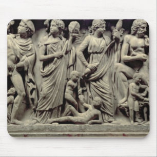 Tapis De Souris Sarcophage avec le soulagement dépeignant