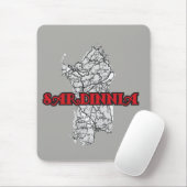 Tapis De Souris Sardaigne (Avec souris)