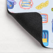 Tapis De Souris Sardines et citrons (Coin)