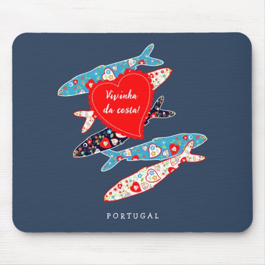 Tapis De Souris Sardines portugaises (Devant)