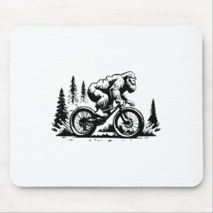 Tapis De Souris Sasquatch Bigfoot Vélo de Montagne Drôle de Vélo B
