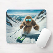 Tapis De Souris Sasquatch le skieur (Avec souris)