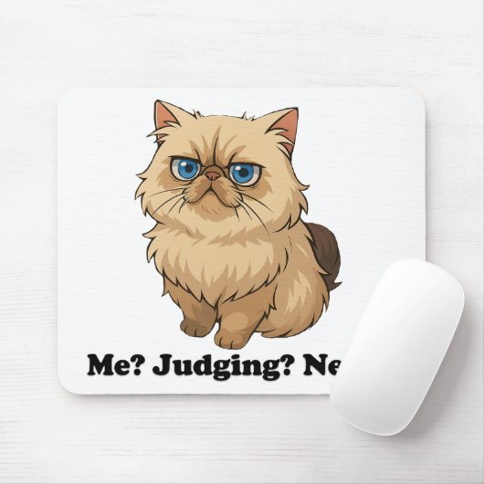Tapis De Souris Sassy Cat Mousepad (Avec souris)