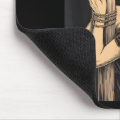 Tapis De Souris Satan Devil Hell sorcière avec Flames Cigarette Oc (Coin)