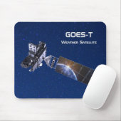 Tapis De Souris Satellite météorologique GOES-T (Avec souris)