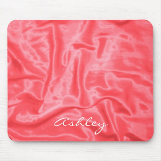 Tapis De Souris Satin de corail - Mousepad ordinateur (Devant)
