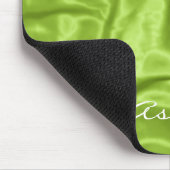 Tapis De Souris Satin Vert - Mousepad Ordinateur (Coin)