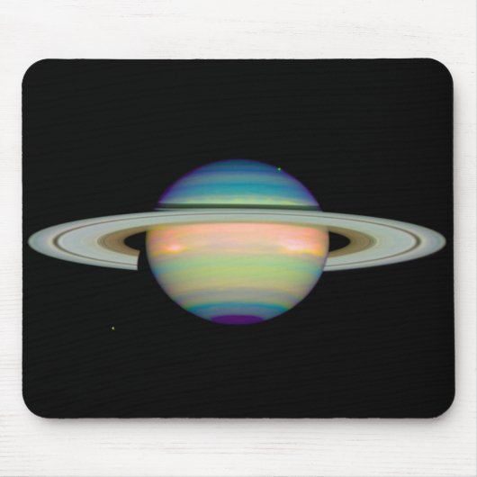 Tapis De Souris Saturn infrarouge Mousepad (Devant)