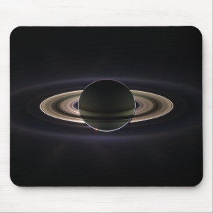 Tapis de souris Saturne lumineux