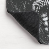 Tapis De Souris Satyre d'hiver cornu — par BurnsInHell (Coin)