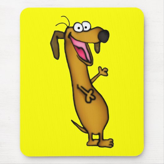 Tapis De Souris Saucisses heureuses Mousepad (Devant)