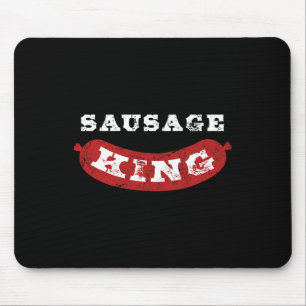 Tapis De Souris Saucisson King Funny Distressed Bbq