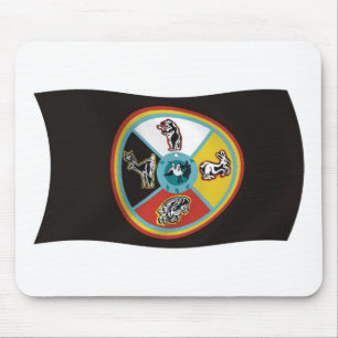 Tapis De Souris Sault Ste. Drapeau Marie Tribe Mousepad