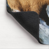 Tapis De Souris Saumon Brown de l'Alaska à Brooks (Coin)