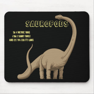 Tapis De Souris Sauropods Dinosaur