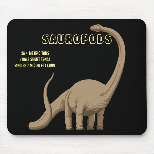 Tapis De Souris Sauropods Dinosaur (Devant)