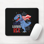 Tapis De Souris Saurus Rex 4 juillet Dinosaur (Avec souris)