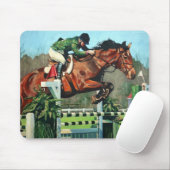 Tapis De Souris Saut de cheval haute résolution (Avec souris)