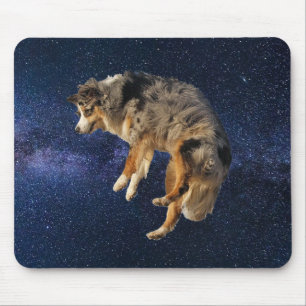 Tapis De Souris Saut spatial de chien Berger Australien