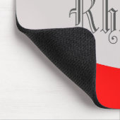 Tapis De Souris Saute rouge et gris (Coin)