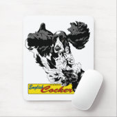 Tapis De Souris Sauter anglais de cocker (Avec souris)