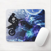 Tapis De Souris Sauter dans l'espace - Motocross Rider (Avec souris)