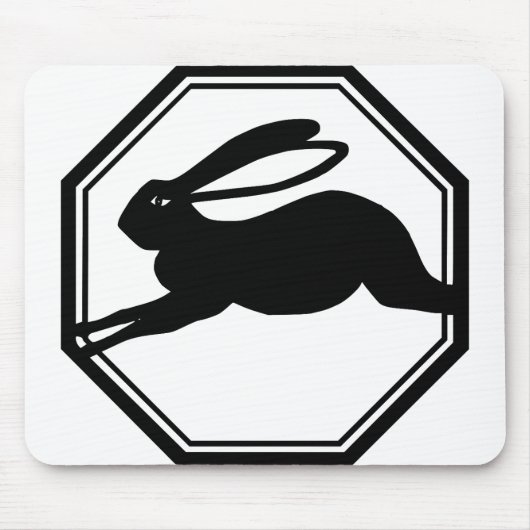 Tapis De Souris Sauter le lapin (Devant)