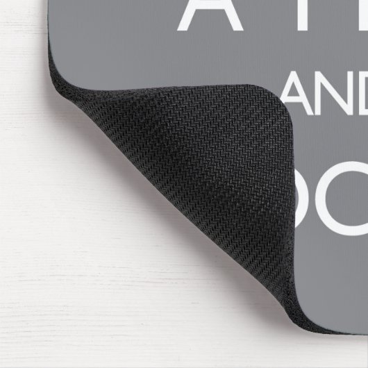 Tapis De Souris Sautez une pilule et procédez (Coin)