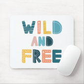 Tapis De Souris Sauvage et libre (Avec souris)