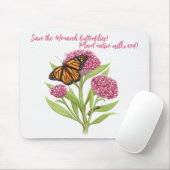Tapis De Souris Sauver le papillon monarque (Avec souris)