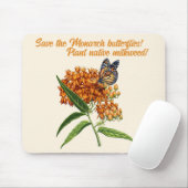 Tapis De Souris Sauver le papillon monarque (Avec souris)