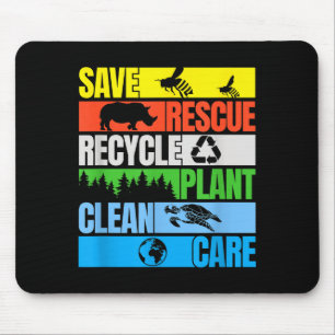 Tapis De Souris Sauver les abeilles sauver les animaux Mers propre