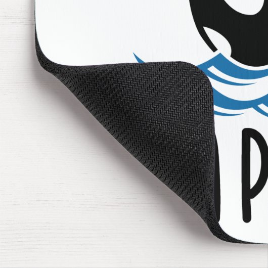 Tapis De Souris Sauvez la mer Pandas Orca tueur baleines (Coin)