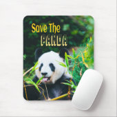 Tapis De Souris Sauvez Le Panda (Avec souris)