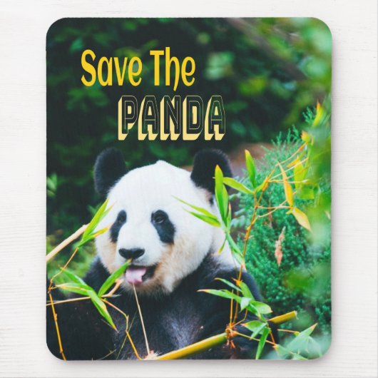Tapis De Souris Sauvez Le Panda (Devant)