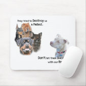 Tapis De Souris Sauvez le Pitbull (Avec souris)