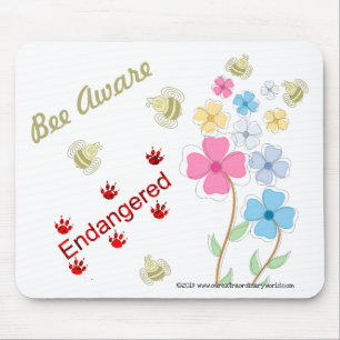 Tapis De Souris Sauvez les abeilles