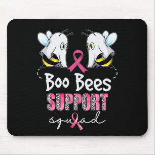 Tapis De Souris Sauvez les abeilles Boo Soutien Squad Cancer du Se