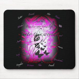 Tapis De Souris Sauvez les vies du mousepad de femme