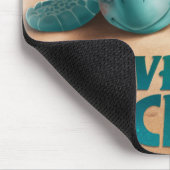 Tapis De Souris Sauvez notre tortue marine amicale des océans (Coin)