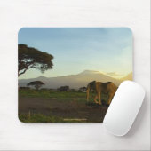 Tapis De Souris Savannah Mousepad, Eléphante Africaine (Avec souris)