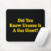 Tapis De Souris Saviez-Vous Que Uranus Est Un Géant Du Gaz ? - Hum (Avec souris)