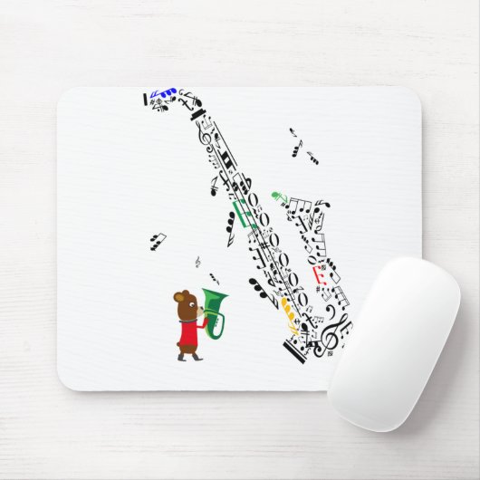 Tapis De Souris saxophone (Avec souris)
