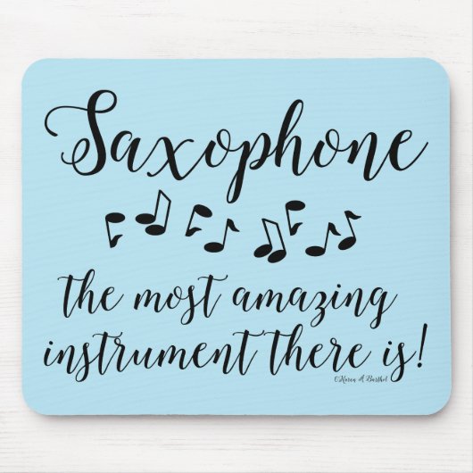 Tapis De Souris Saxophone Extraordinaire (Devant)