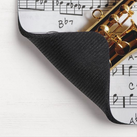 Tapis De Souris Saxophone musical Mousepad (Coin)