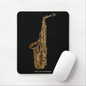 Tapis De Souris SAXOPHONE MUSIQUE AMOUREUX Mousepad (Avec souris)
