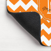 Tapis De Souris SC Chevron Mouse Pad-Orange et Blanc (Coin)