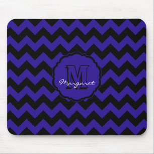 Tapis De Souris SC Chevron Souris bleu et noir