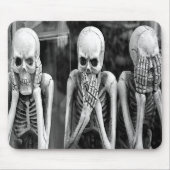 Tapis De Souris Scandale Drôle Skeletons Halloween Mousepad (Devant)